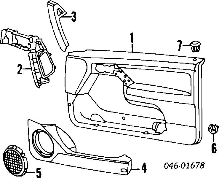 Динамік передньої двері VAG 1E0035411 ціна, від 10.13 USD
