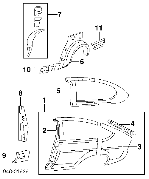 Лючок паливного бака VAG 321809905
