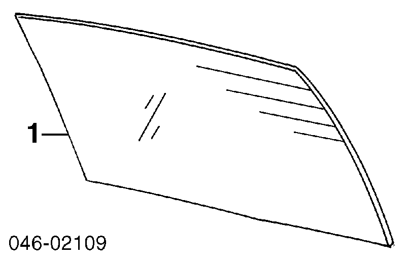 Скло заднє Volkswagen Passat (B5, 3B2) (Фольцваген Пассат)