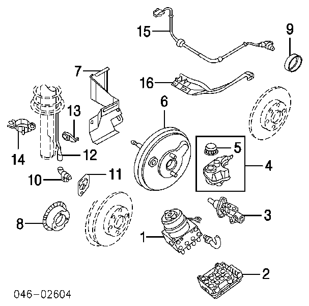 Датчик АБС (ABS) задній 1H0927807B VAG