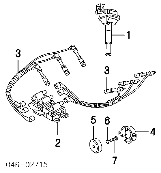 Котушка запалювання 07C905115C Bentley