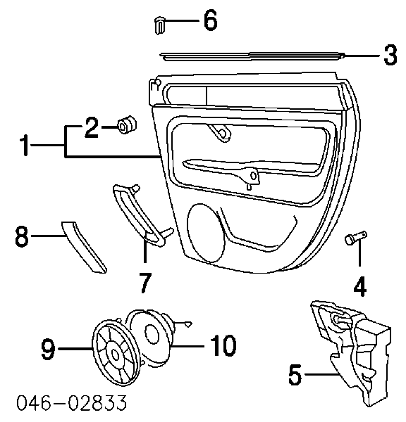 Купити 1C0035411E VAG Динамік передньої двері