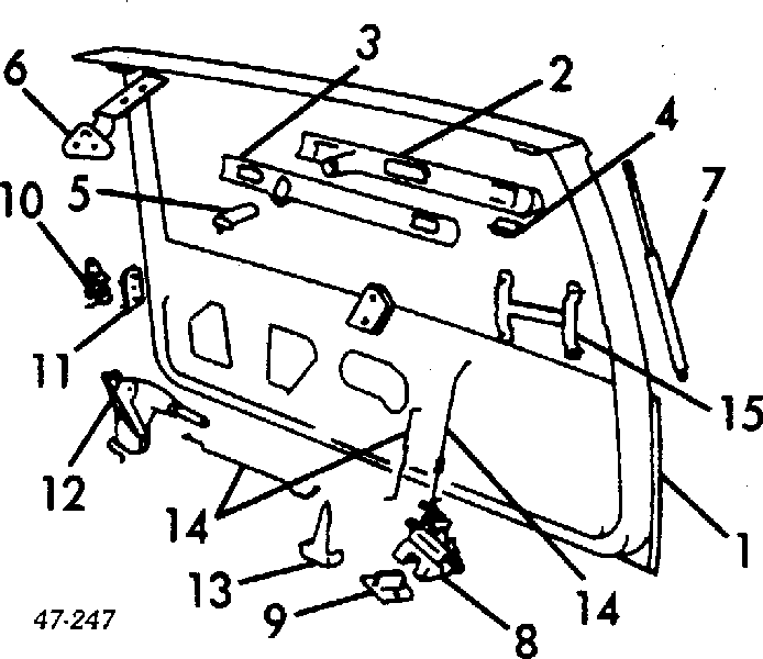 Амортизатор кришки багажника Volvo 9463056