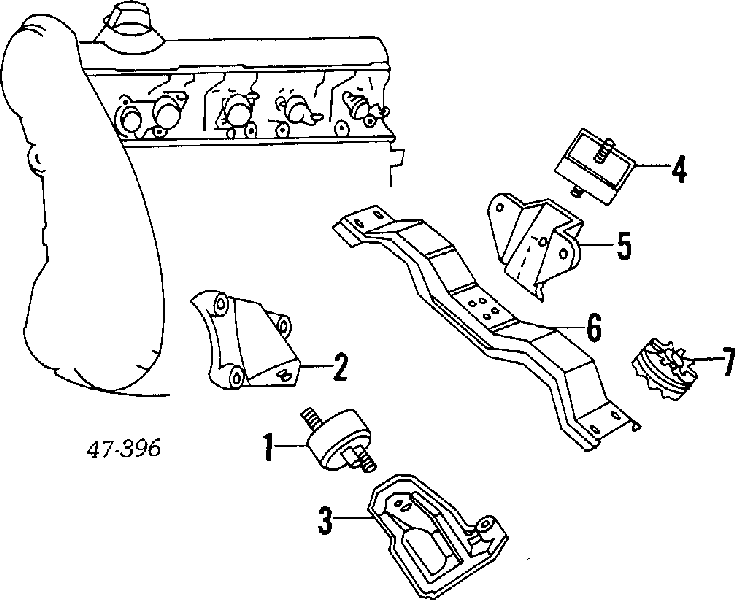 512006 Scan-tech подушка (опора двигуна ліва/права)