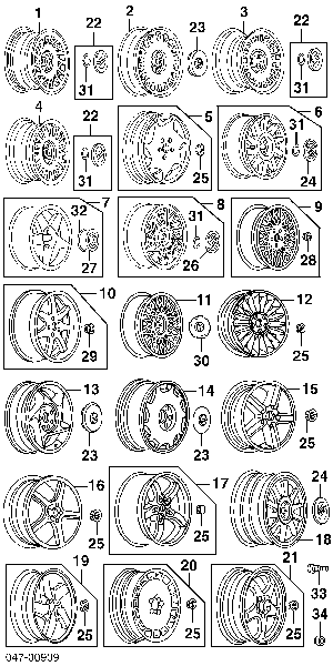 6819708 Volvo Ковпаки на колеса