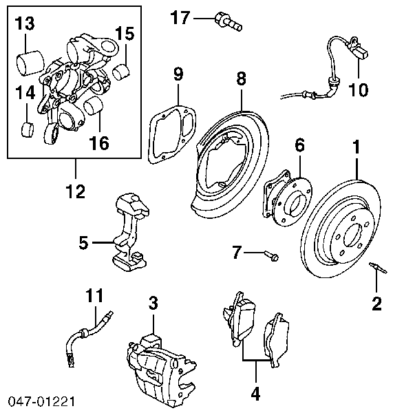 Сайлентблок цапфи задньої 91737619 Volvo