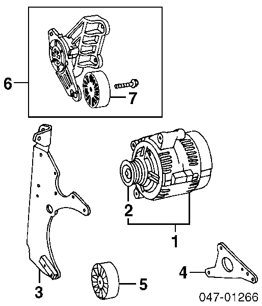 Генератор 86018413 Volvo