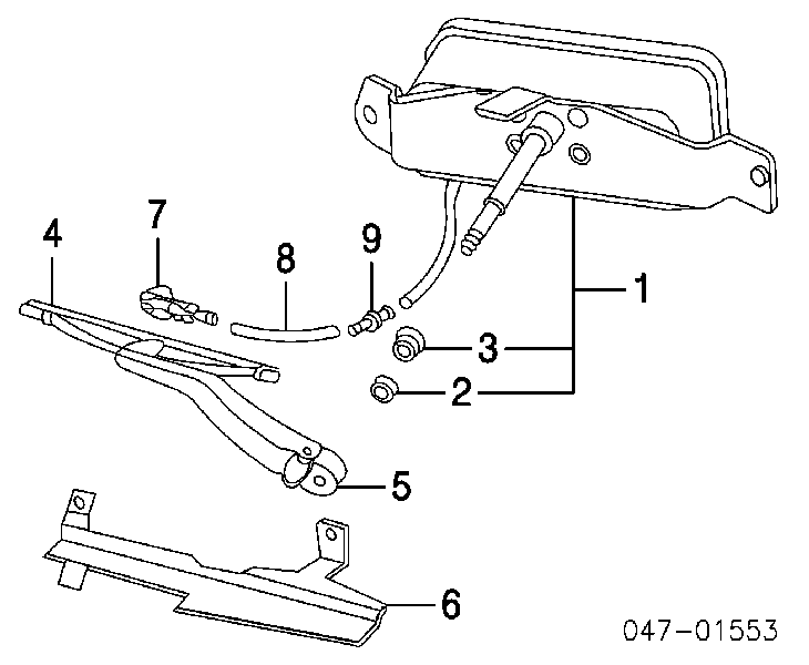 Двигун приводу склоочисника фари, лівою Volvo S60 1 (RS, RH) (Вольво S60)