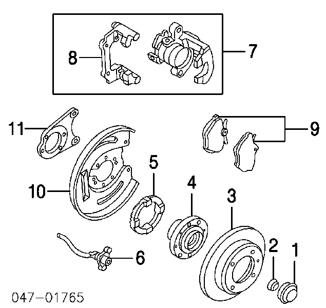 Колодки гальмові задні, дискові 30623264 Volvo