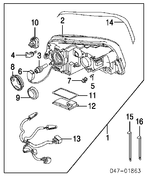 Лампочка ксеноновая 9824525 Volvo