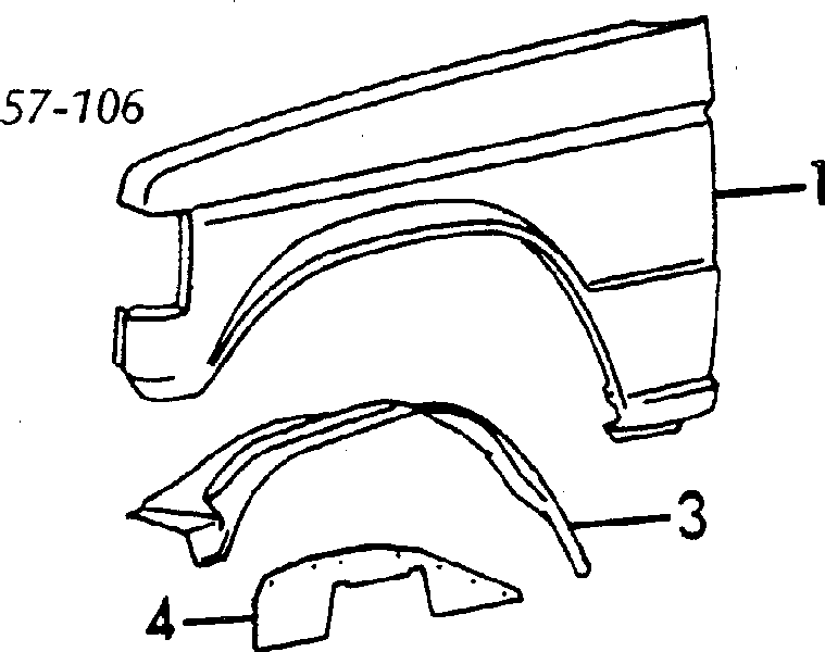 Купити MB408832 Mitsubishi Крила