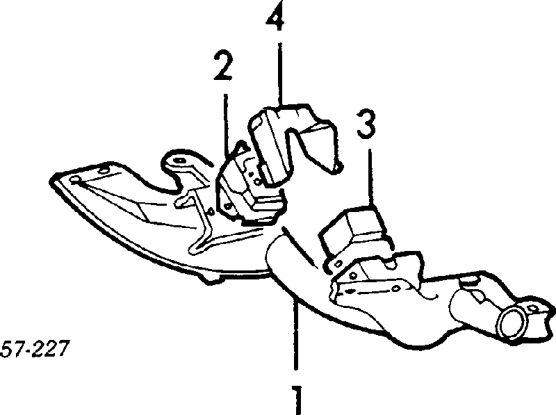 Подушка (опора) двигуна, права Mitsubishi L 300 (P1T) (Міцубісі Л300)