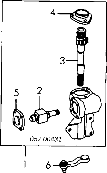 Сальник рульової рейки/механізму (див. типорозміри) Mitsubishi Pajero 2 (V2W, V4W) (Міцубісі Паджеро)
