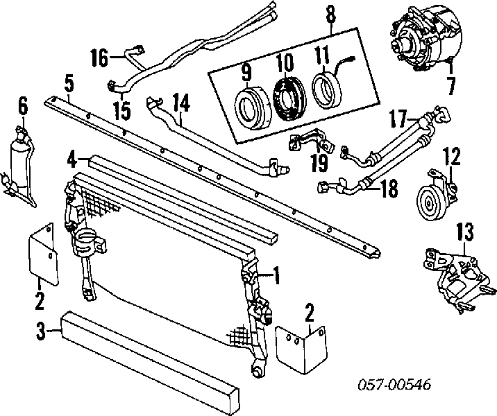 Ремінь приводний, агрегатів MB167065 Chrysler