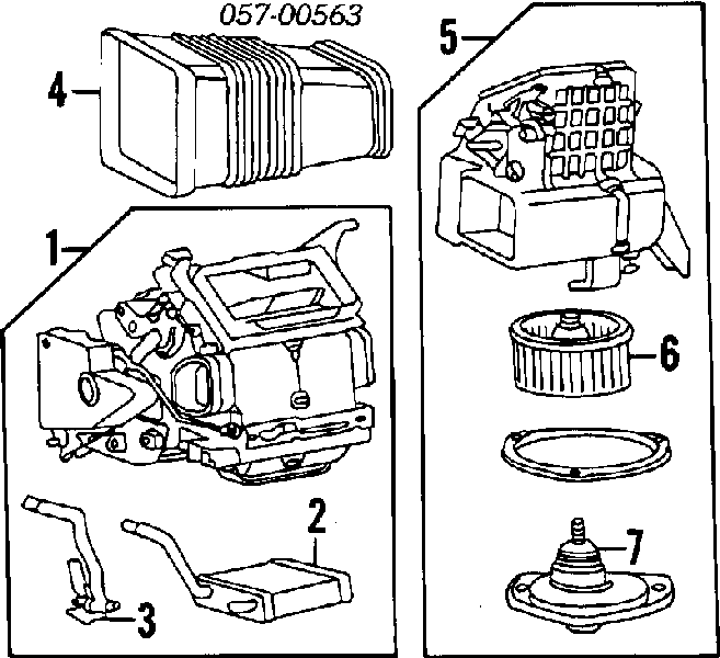 MB272291 Mitsubishi Радиатор печки