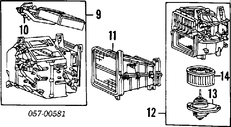 MB298324 Mitsubishi радіатор пічки (обігрівача)