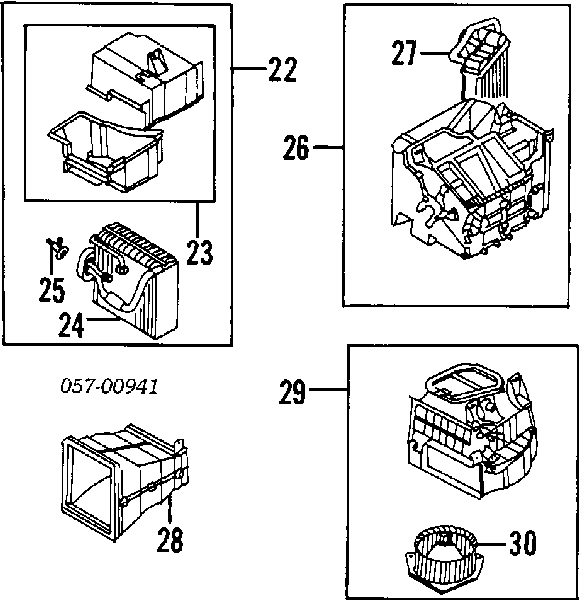 Радіатор пічки (обігрівача) Chrysler MB939999 ціна, від 42.34 USD