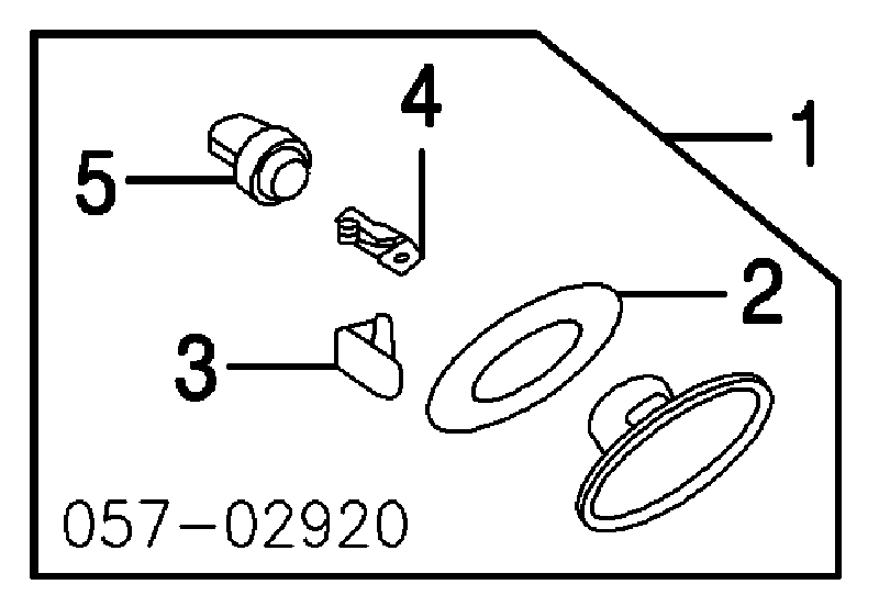 MU805818 Mitsubishi цоколь (патрон лампочки підсвічування номера)