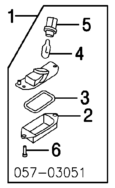 MB623967 Mitsubishi Ліхтар освітлення номерного знака