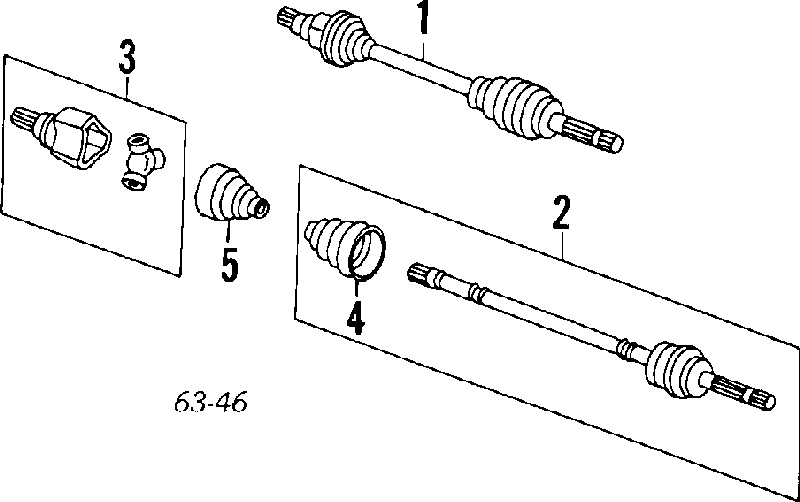 Пильник ШРУСа зовнішній, передній піввісі 0443887F05000 Daihatsu