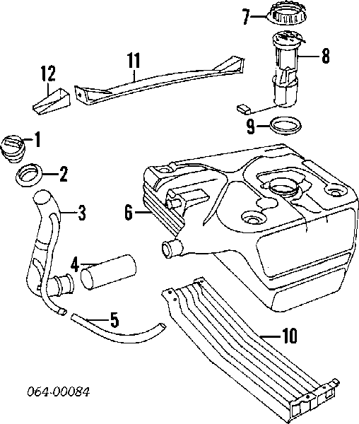 Кришка/пробка бензобака WLD100820 Rover