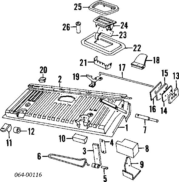 BTR1047 Land Rover Емблема кришки багажника, фірмовий значок