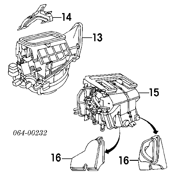 BTR6485 Land Rover Піч в зборі