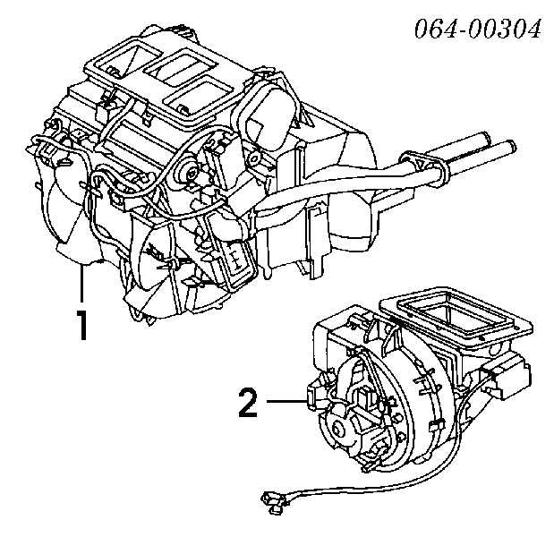 Моторчик пічки Land Rover Range Rover II