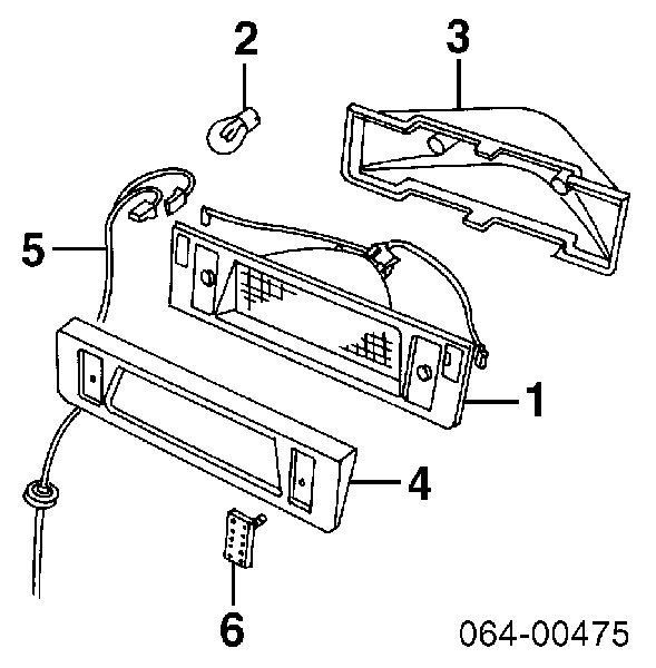 Додаткові задні стопи Land Rover LR044451