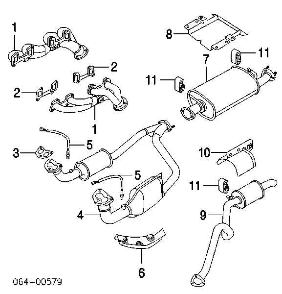 Прокладка глушника ETC4524 Land Rover