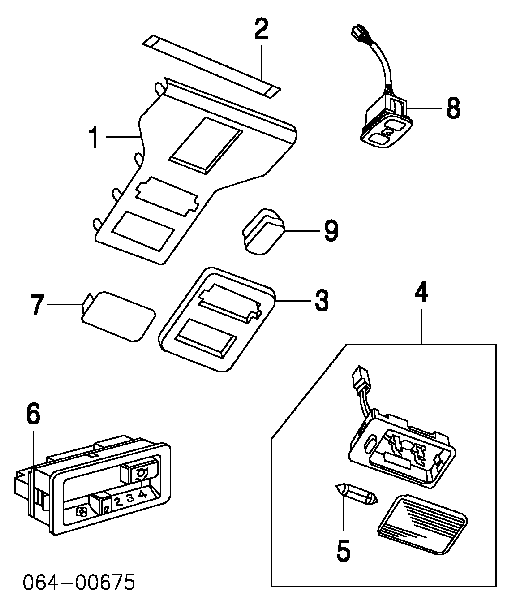 JFC101790 Land Rover Механізм управління кондиціонером