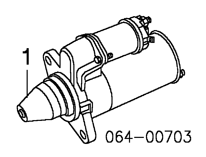 Стартер NAD101490 Rover