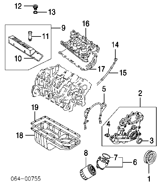 ERR6553 Land Rover кришка клапанна, ліва