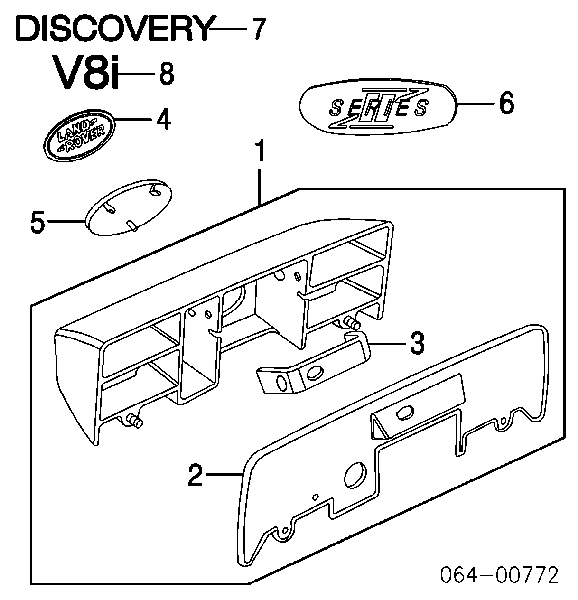 CXB103080 Land Rover Ручка ляди, зовнішня