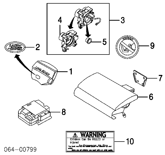 EHM000040WQH Land Rover 