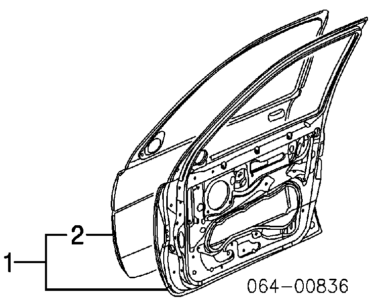 ASR1807 Land Rover Дверь передня ліва