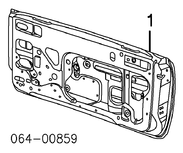 ASR1812 Britpart двері задні, багажні (3-і/(5-і) (ляда))