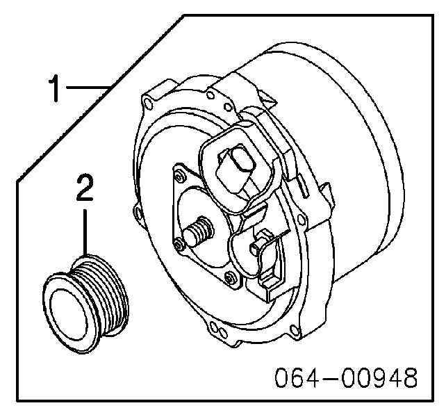 YLE000040 Land Rover генератор