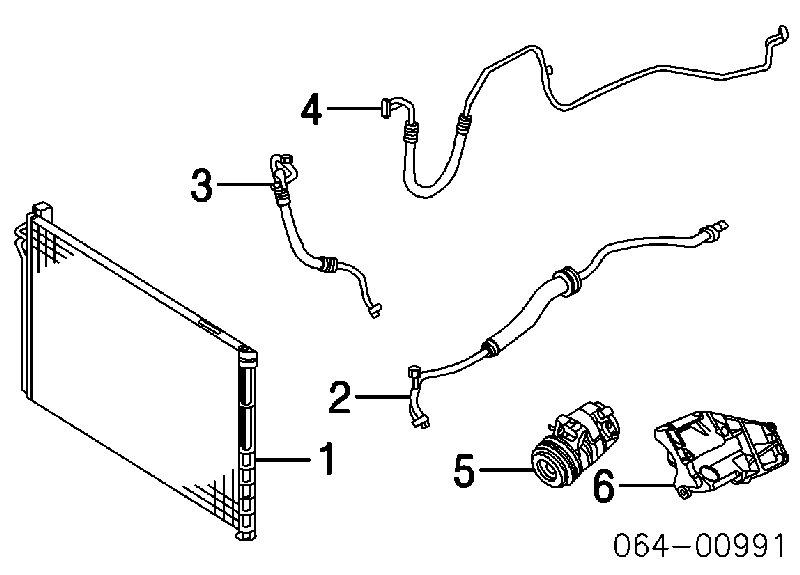 Компресор кондиціонера 6921650 BMW