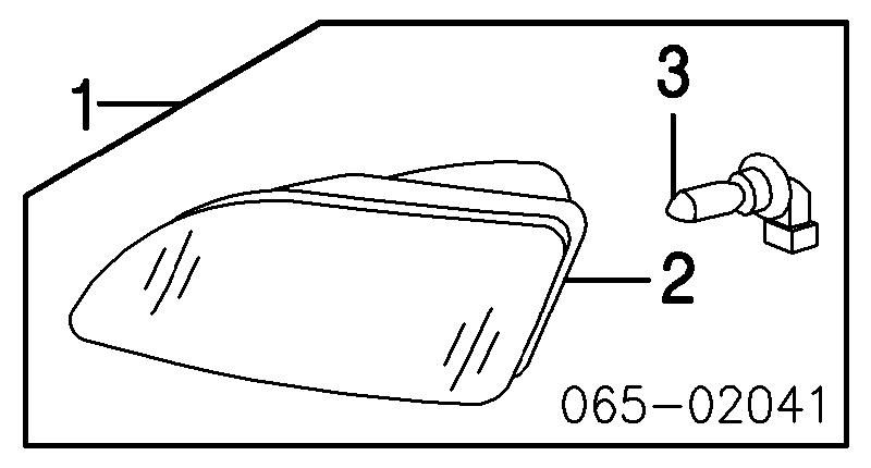 19566200 TYC фара протитуманна, ліва