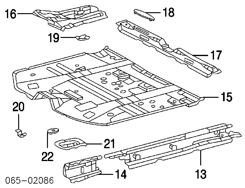 5831148905 Toyota Настил підлоги