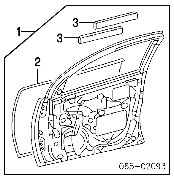 6711148040 Toyota Пасажирські передні двері