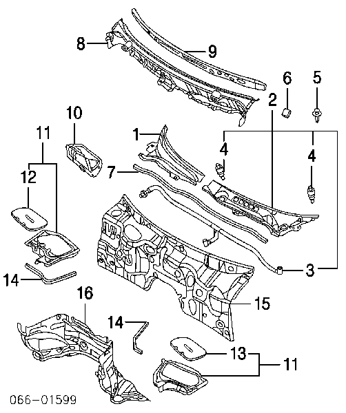  66862CG000 Nissan