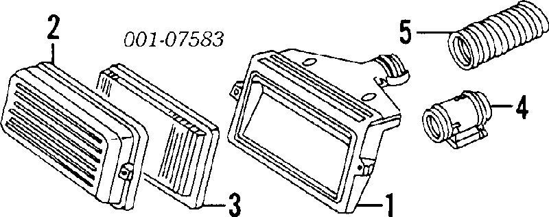 Купити 5279WS Bosch Автомобільний фільтр повітря