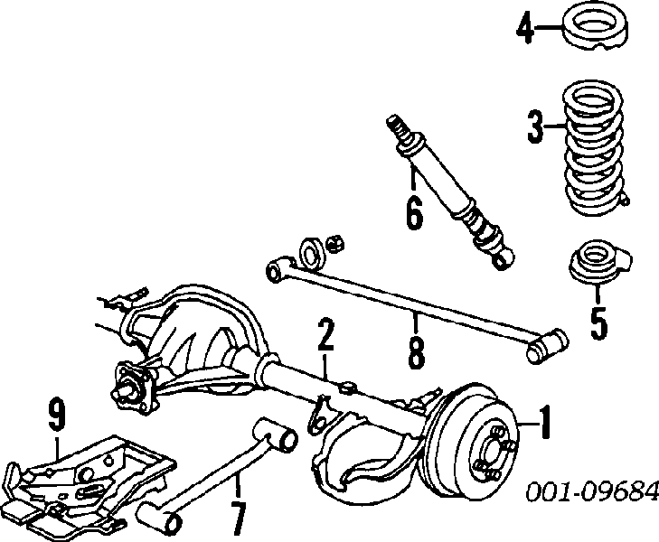 Барабан гальмівний задній 14020936 General Motors