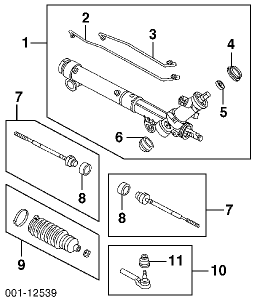 Рульовий наконечник 26086579 General Motors