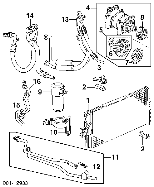 Колодки гальмівні передні, дискові 1136519 Ford