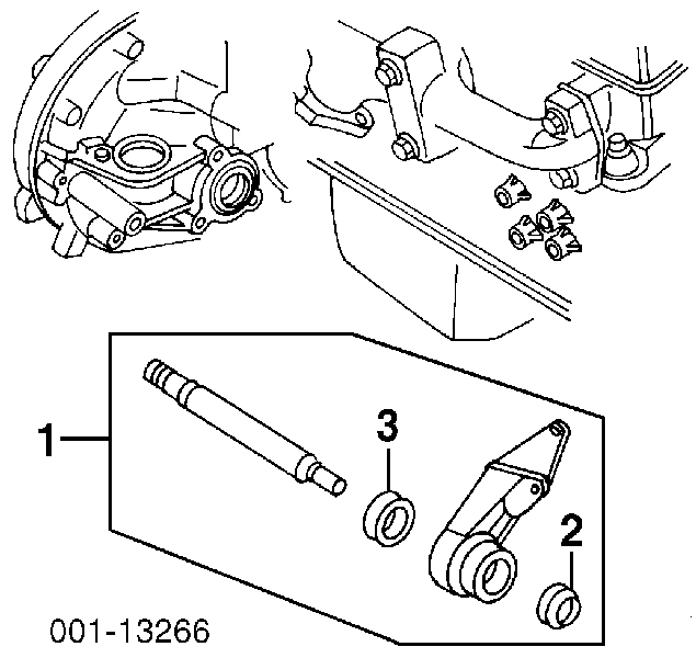 Сальник піввісі переднього моста 97072405 General Motors