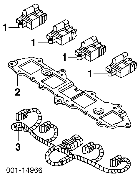 12558693 General Motors Котушка запалювання