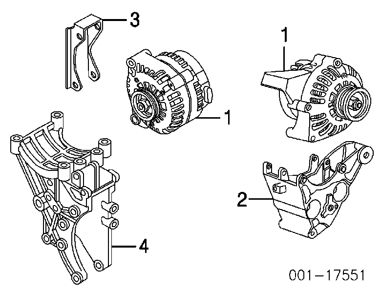 Генератор 15755900 General Motors